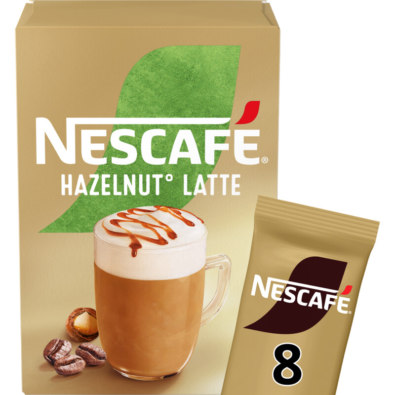 Nescafé Hazelnut latte oploskoffie