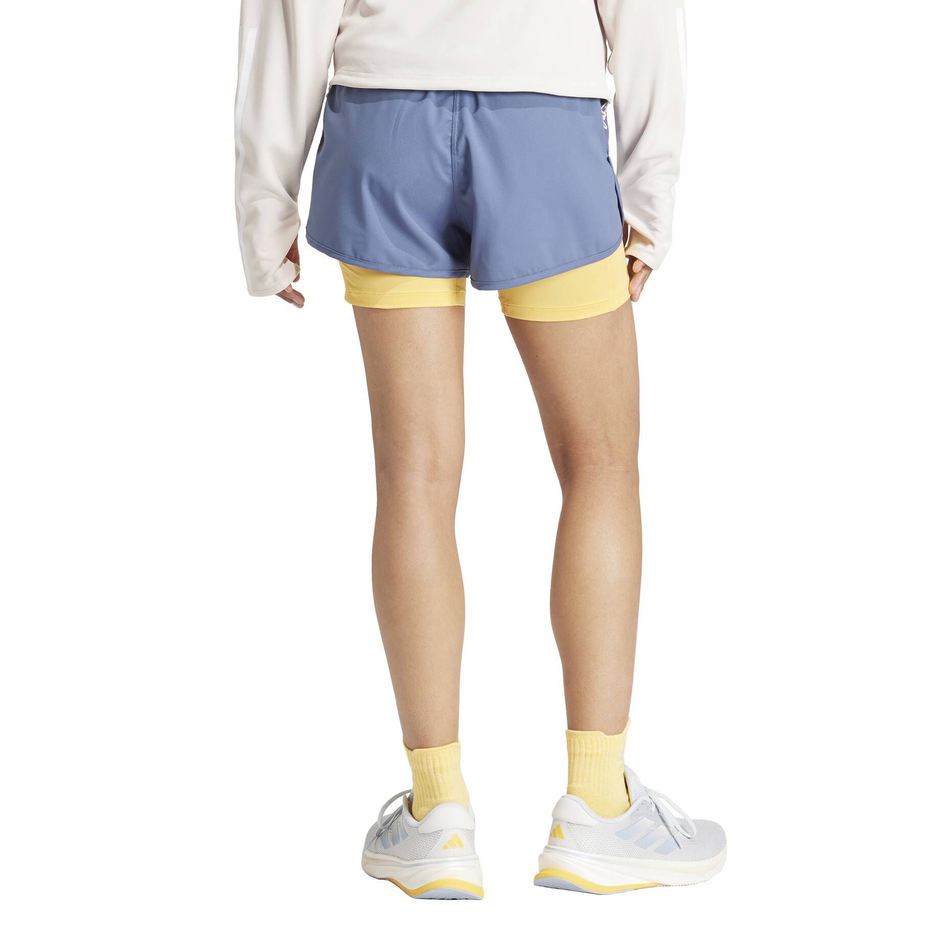 adidas Performance| Damen Laufshorts 3STRIPES 2 IN 1