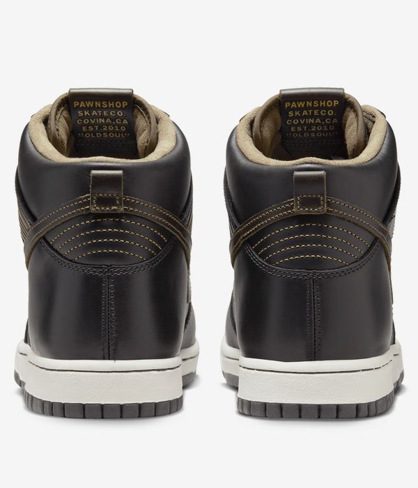 Nike SB x Pawn Shop Dunk High OG Schuh (black black metallic gold)