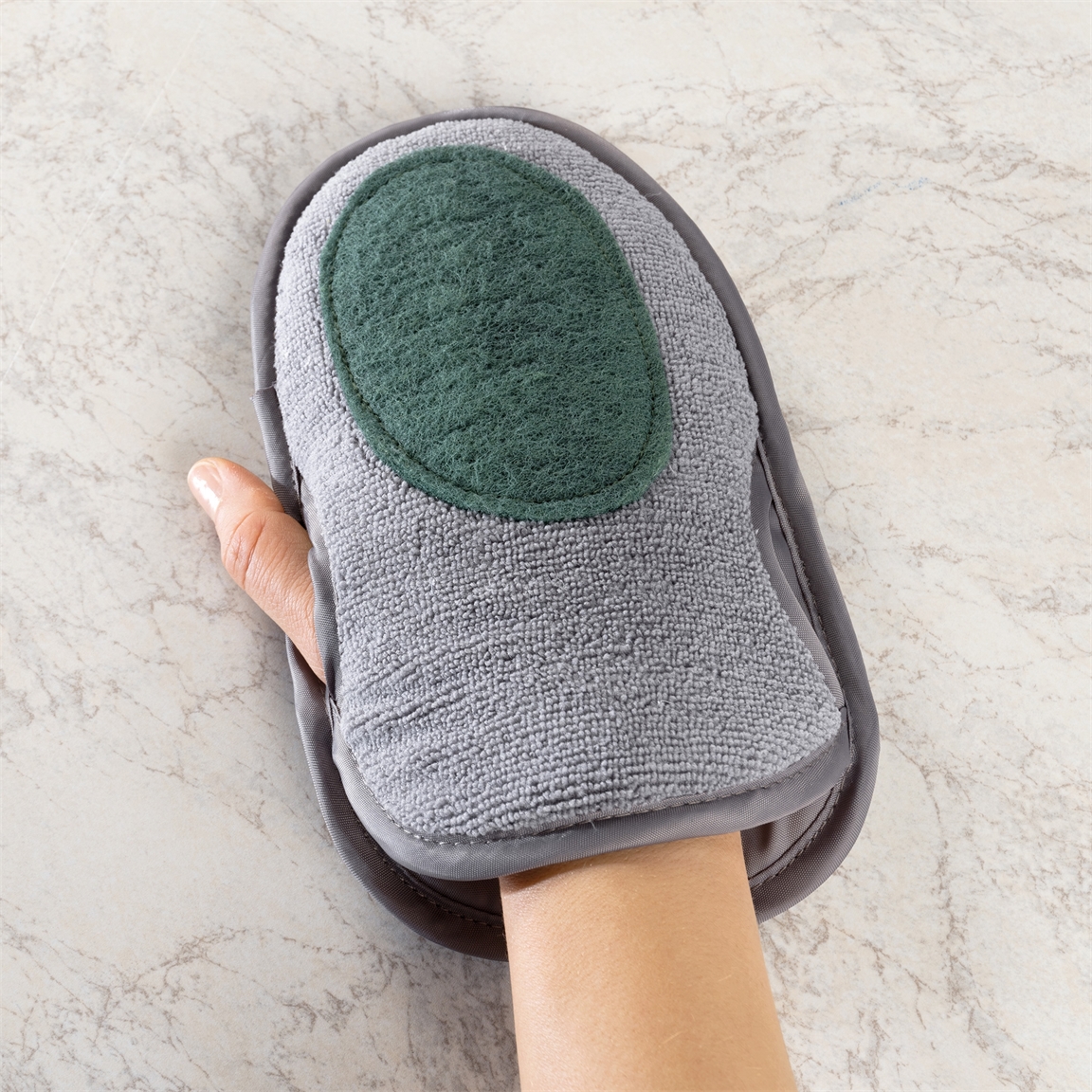 Gant microfibre 2 en 1