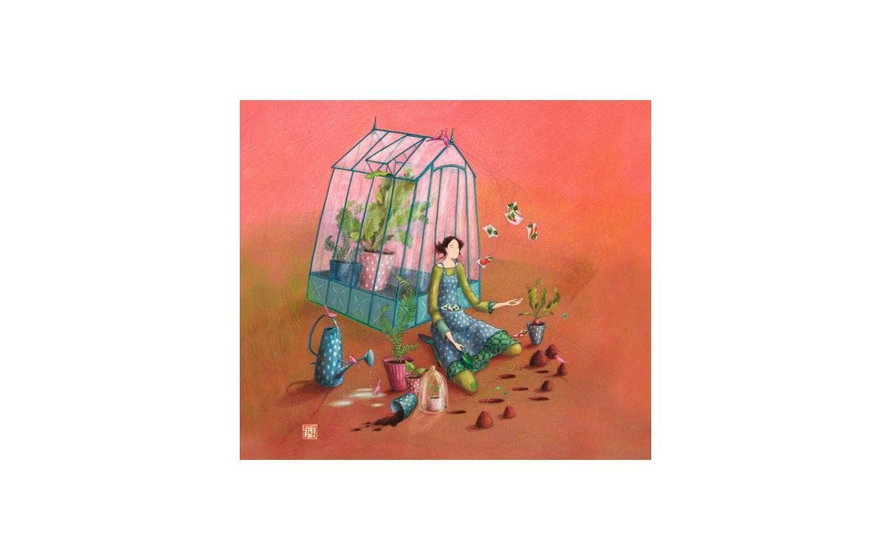 Glückwunschkarte Gaëlle Boissonnard 16 x 14 cmKarte mit Couvert
