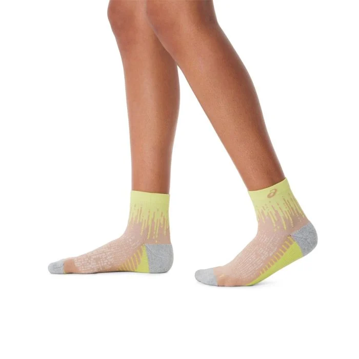 Asics Unisex Strømper Performance Run Sock Quarter Gul
