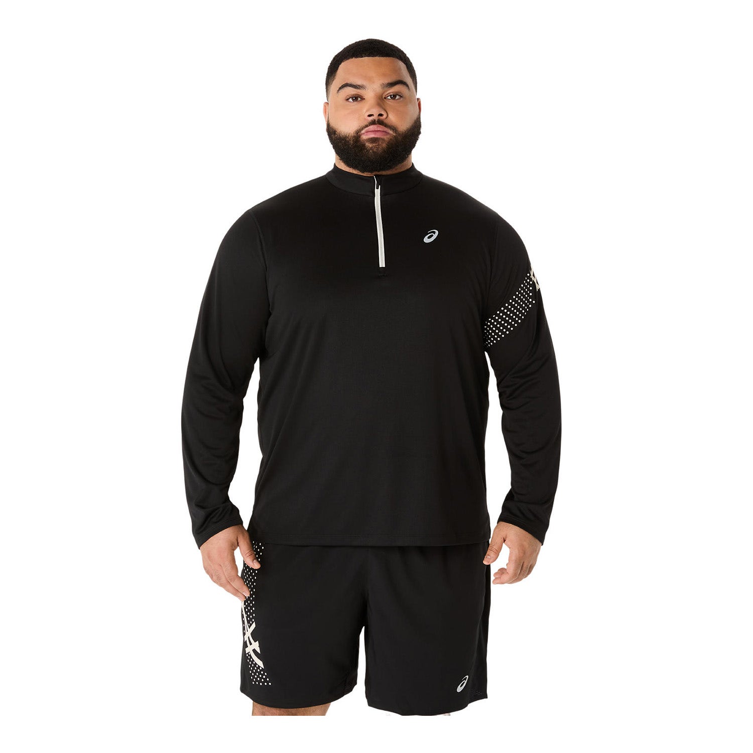 ASICS  Icon 1/2 Long Sleeve Zip-Top Heren