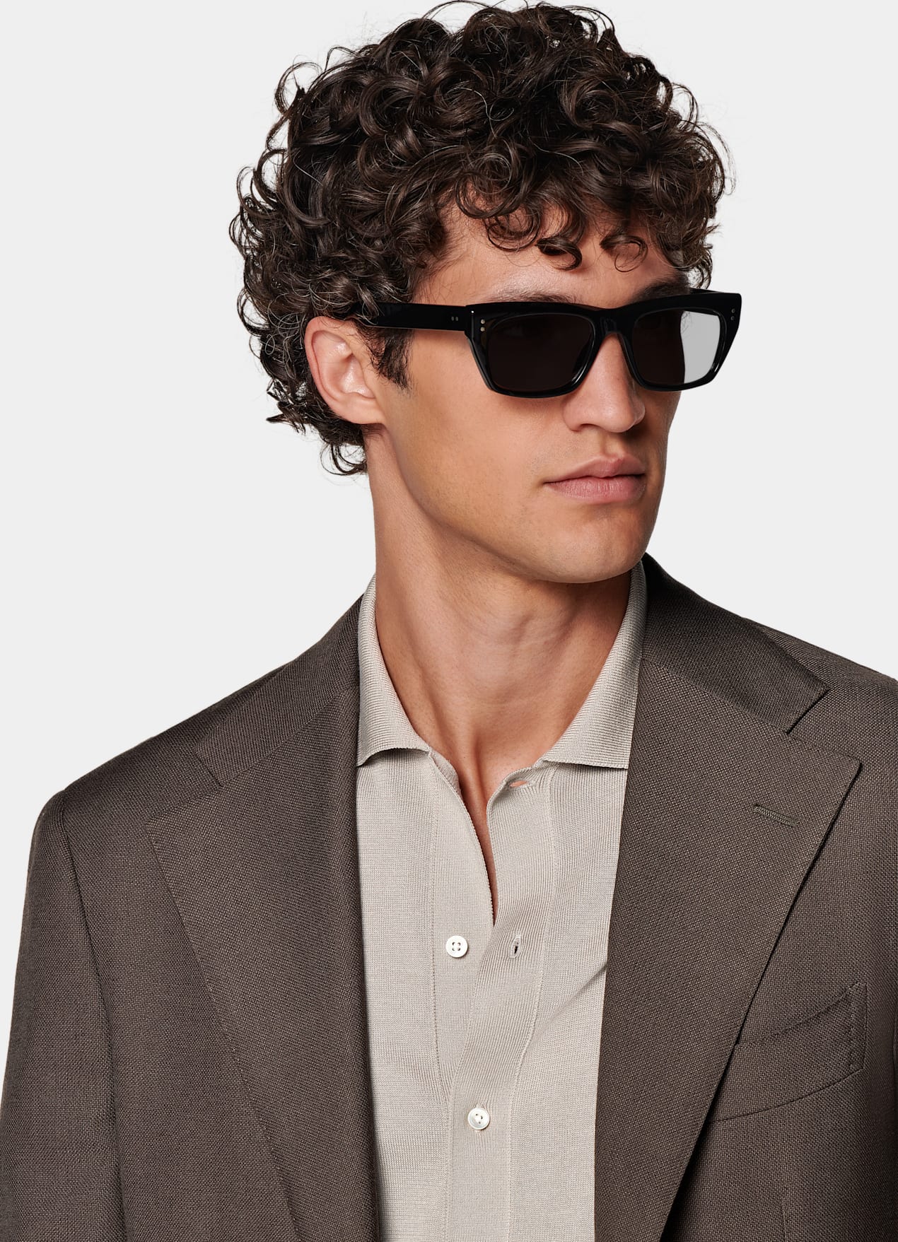 Blazer Roma coupe Relaxed marron foncé