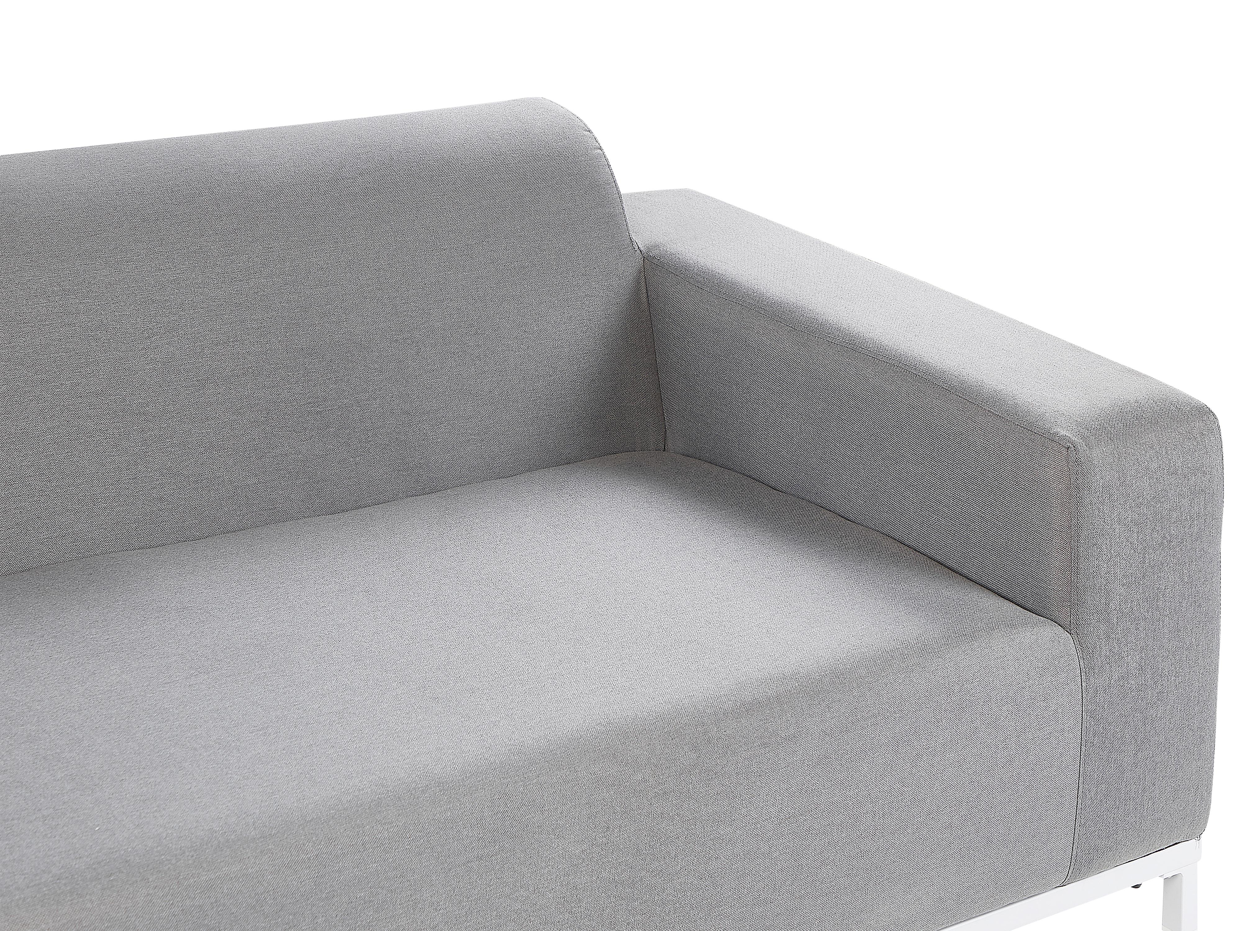 Tuin loungebank 3-zits ROVIGO Lichtgrijs