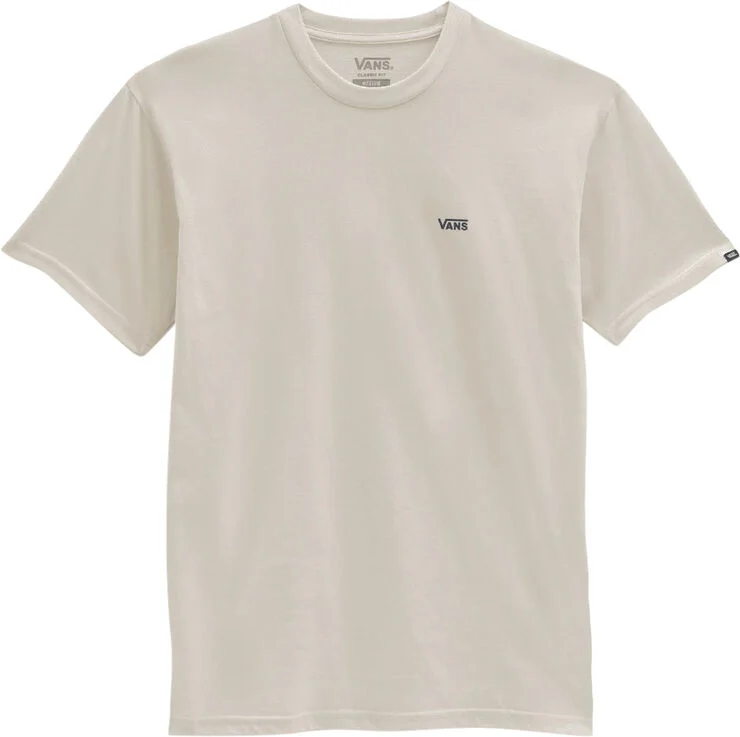 Vans mn left chest logo tee White