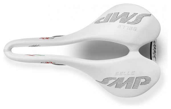 Selle SMP F30C Rails Inox Blanc