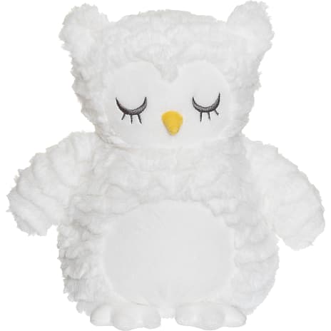 Teddy Compagniet varmebamse ugle 35 cm - hvid