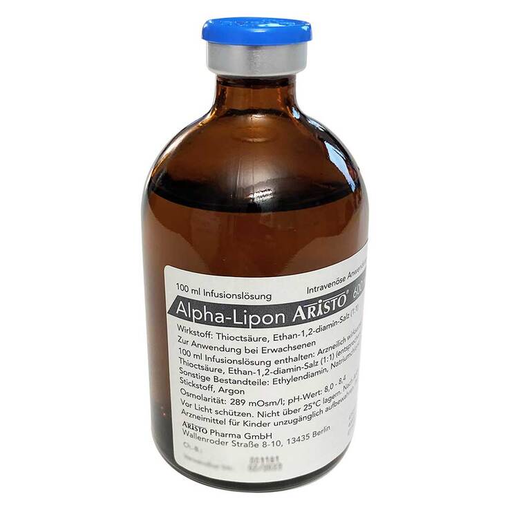Alpha Lipon Aristo 600 mg Infusionslösung, 5X100 ml