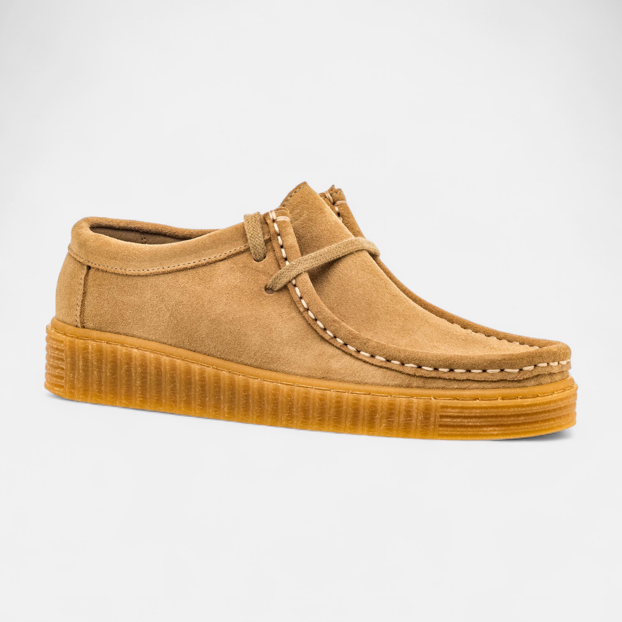 Derbies Femme en cuir beige