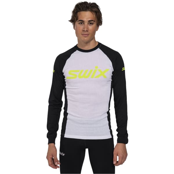T-shirt ski de fond SWIX RACEX CLASSIC LONG SLEEVE BLACK/LIME