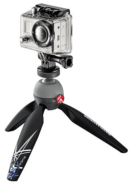 MANFROTTO - TREPIED POIGNEE PIXI + ADAPTATEUR GOPRO