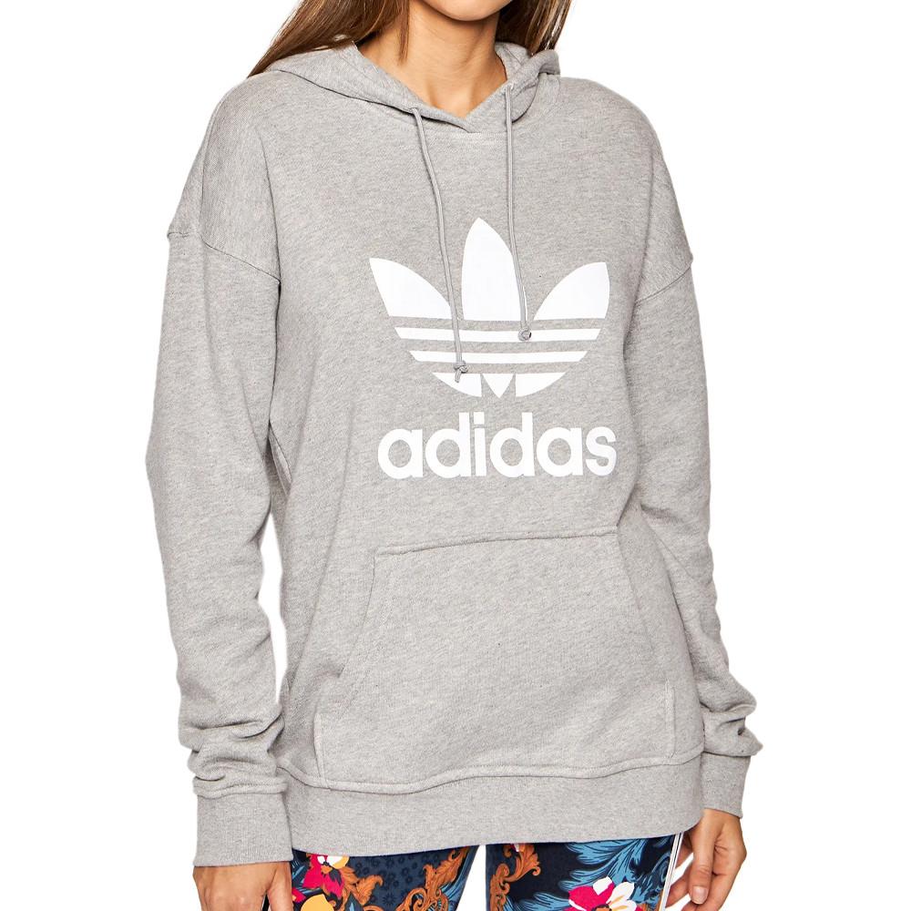 Adidas Sweat à capuche Gris Femme Adidas Trf