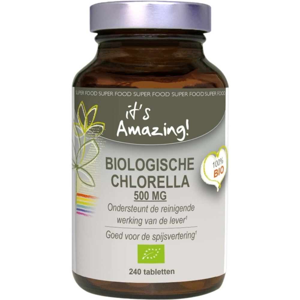 It's Amazing Biologische Chlorella 500 mg240 tabletten