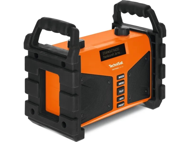 TechniSat DigitRadio 230 OD - DAB bærbar radio - 12 Watt - orange