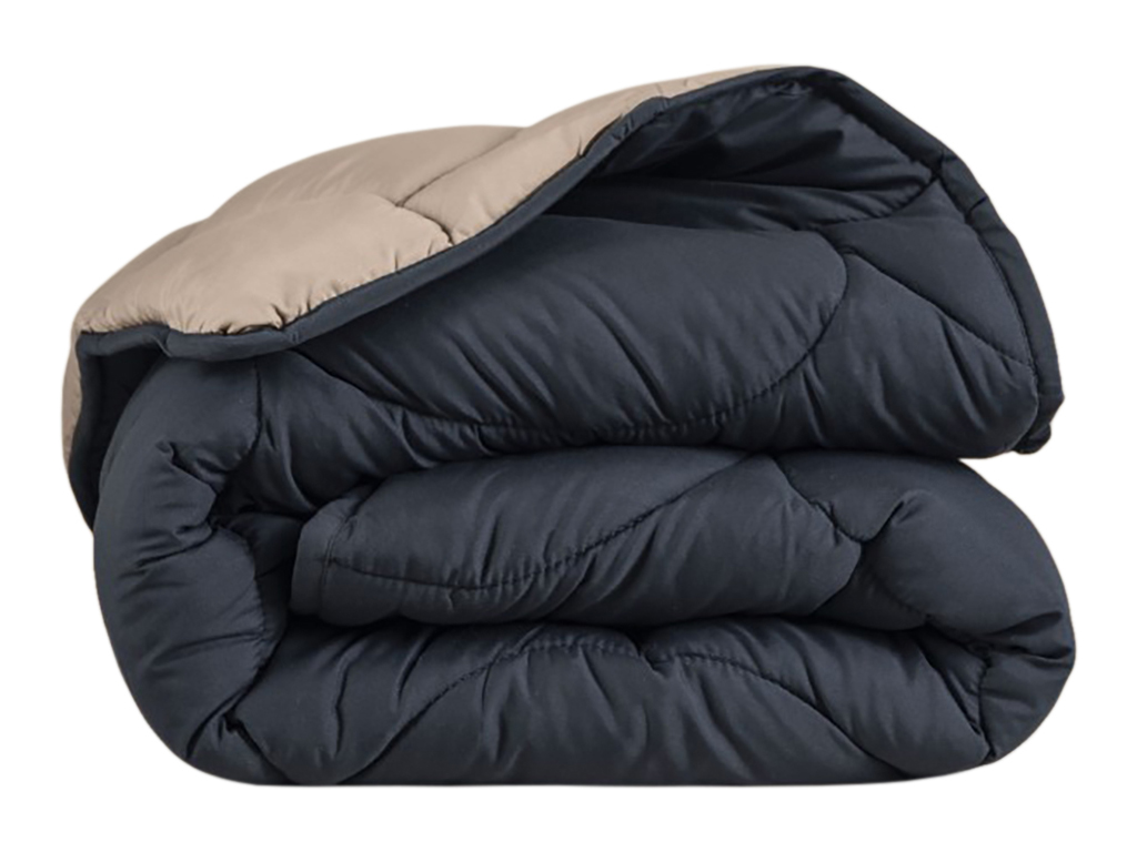 Polydaun Lazydaun 210 x 140 cm dekbed- Grey/Sand