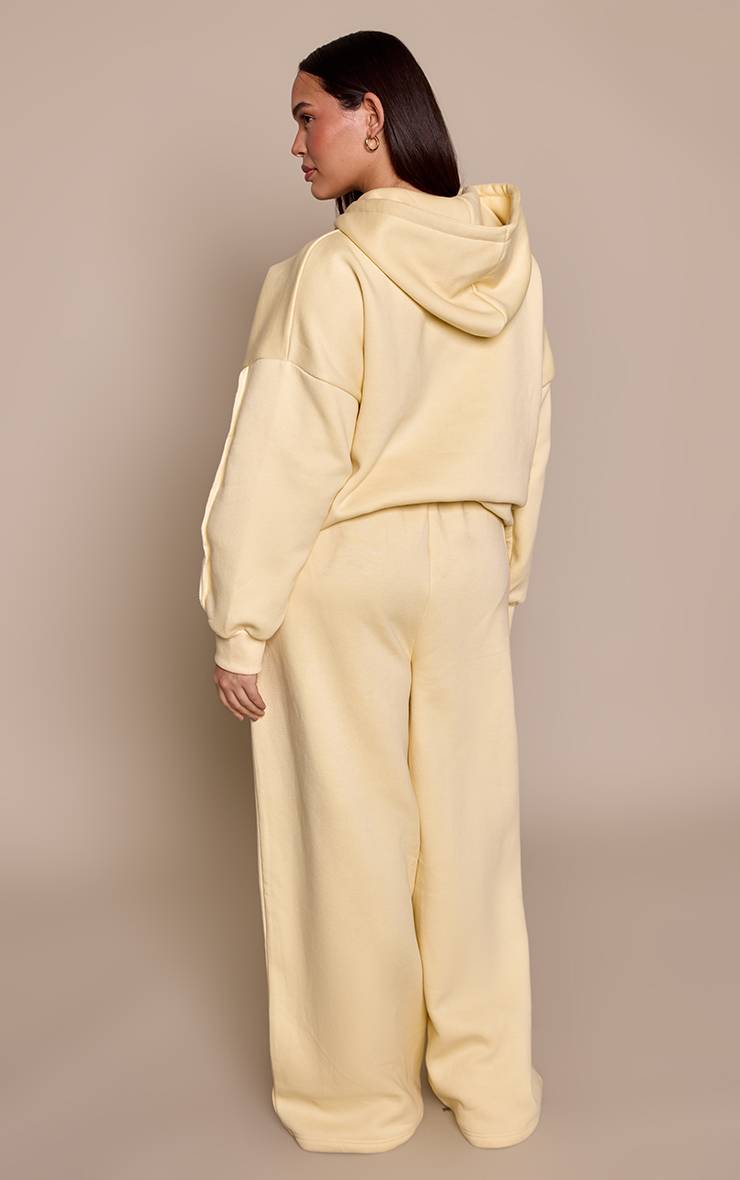 Butter Yellow Jogger Grande Taille Coupe Large Oversize Avec Détails De Coutures