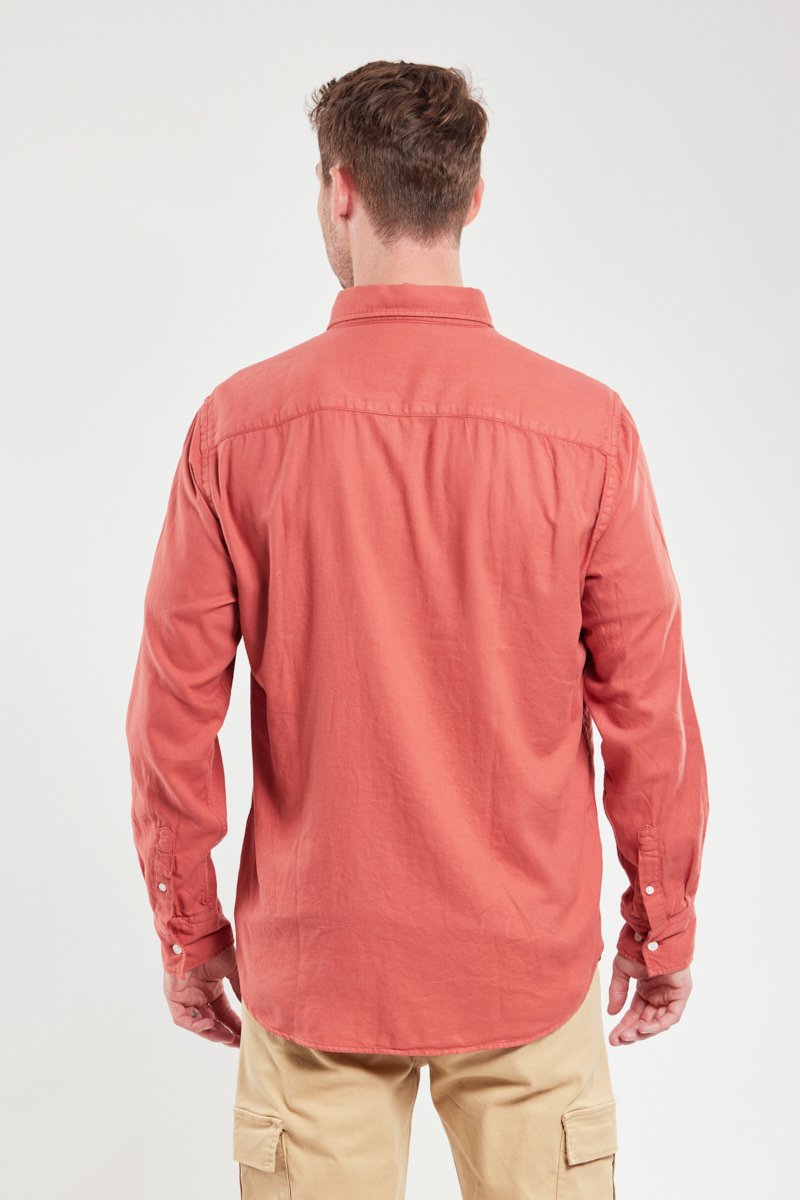 Chemise coupe droite - flanelle de coton