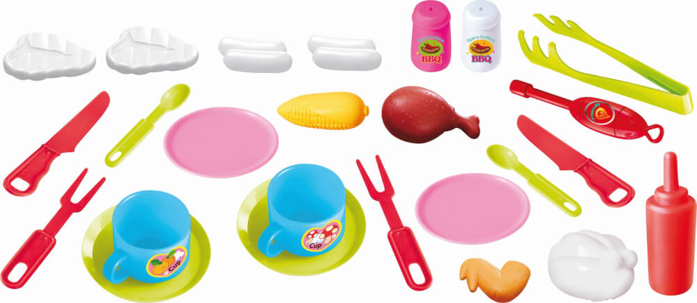 Beeboo Kitchen Kinder-Kugelgrill mit Zubehör