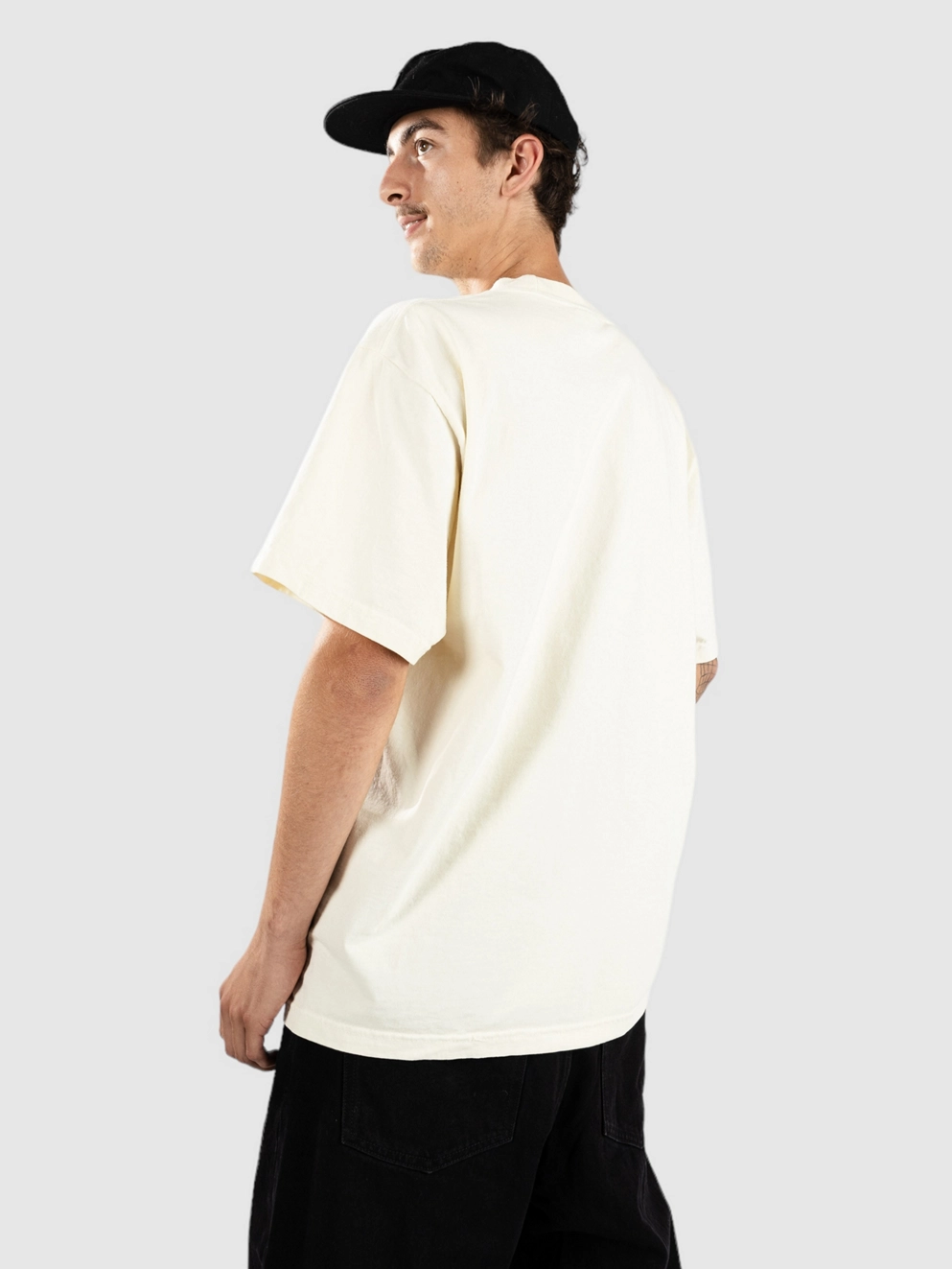 Shaka Wear S Garment Dye T-Shirt cream