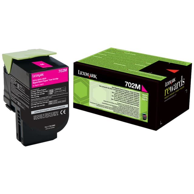 Lexmark blækpatron 702M Magenta (returprogram)
