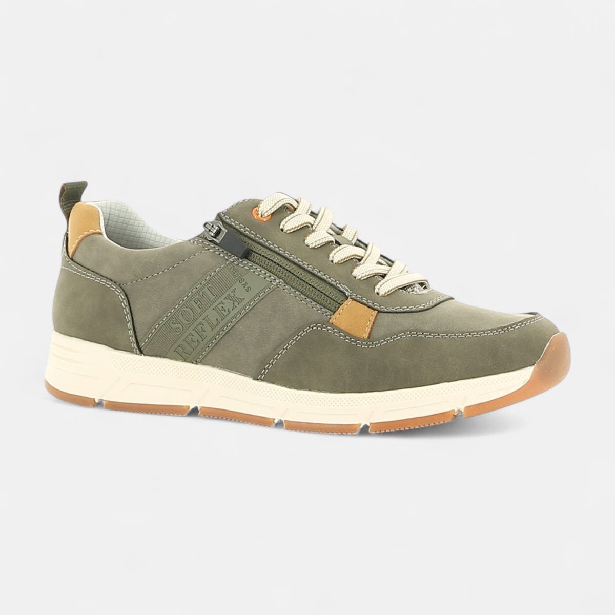 Baskets basses Homme kaki