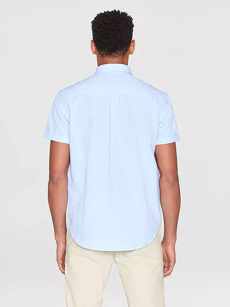 KNOWLEDGE COTTON APPAREL Hemd hellblau