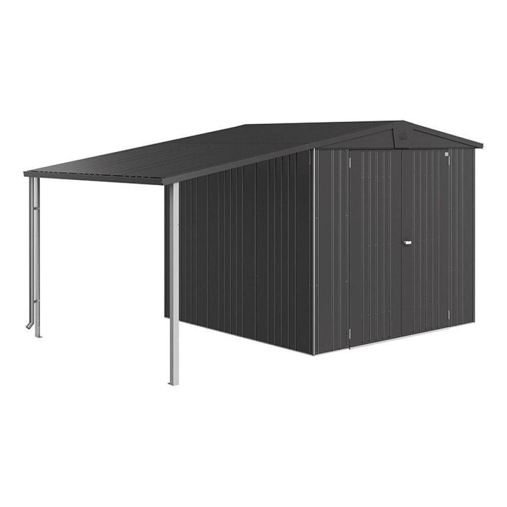 REDSKAPSBOD BIOHORT EUROPA METALLIC MØRK GRÅ STR 4 5,56M²