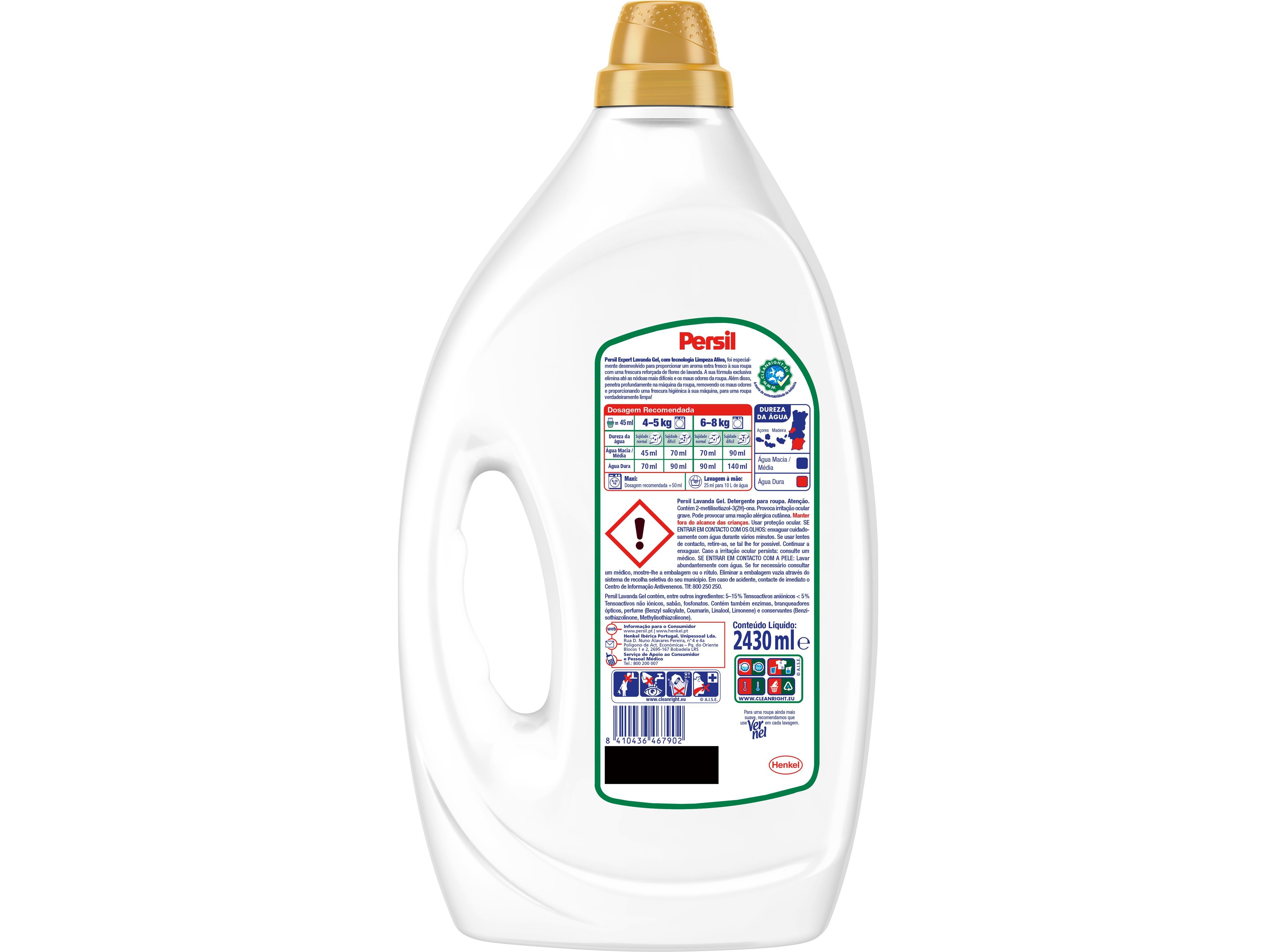 DETERGENTE ROUPA MÁQUINA LIQUÍDO PERSIL EXPERT LAVANDA GEL 54D