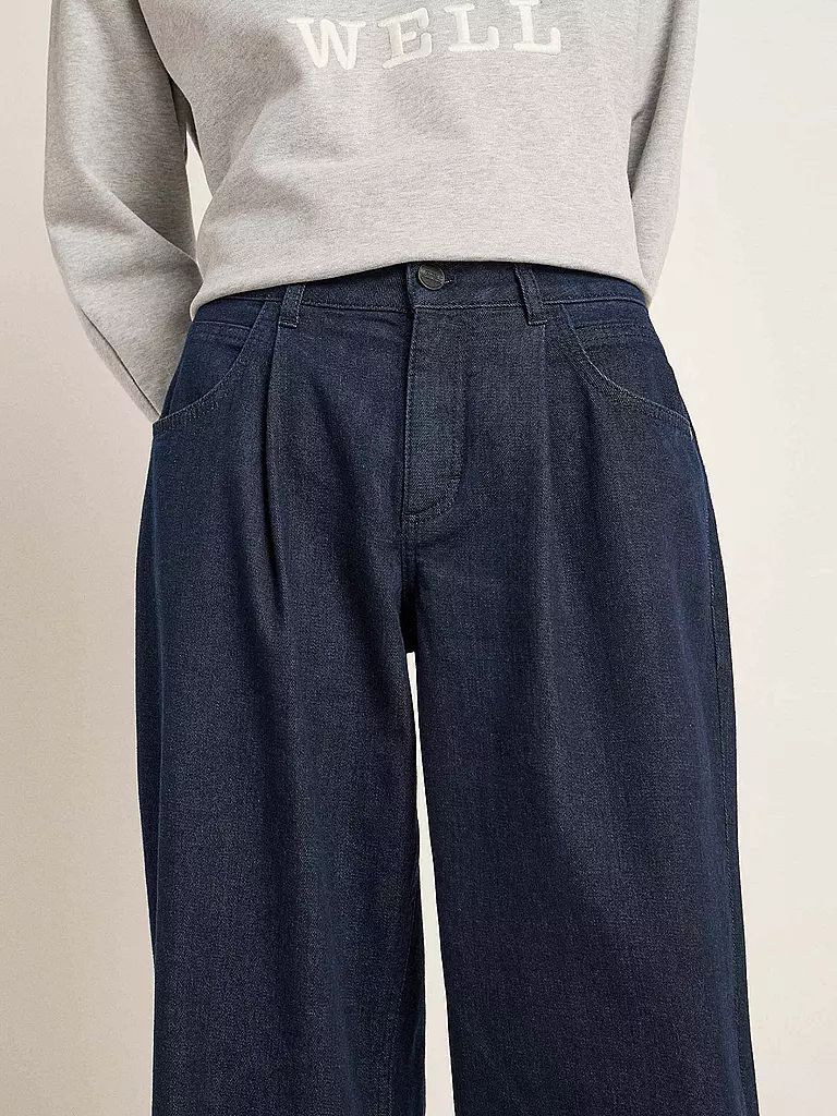LANIUS Jeans Wide Fit dunkelblau