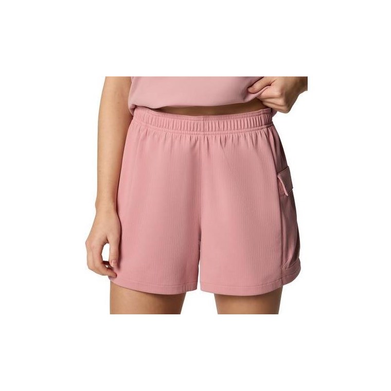 Columbia W Granite Point Knit Short 5 Inch Eraser Pink