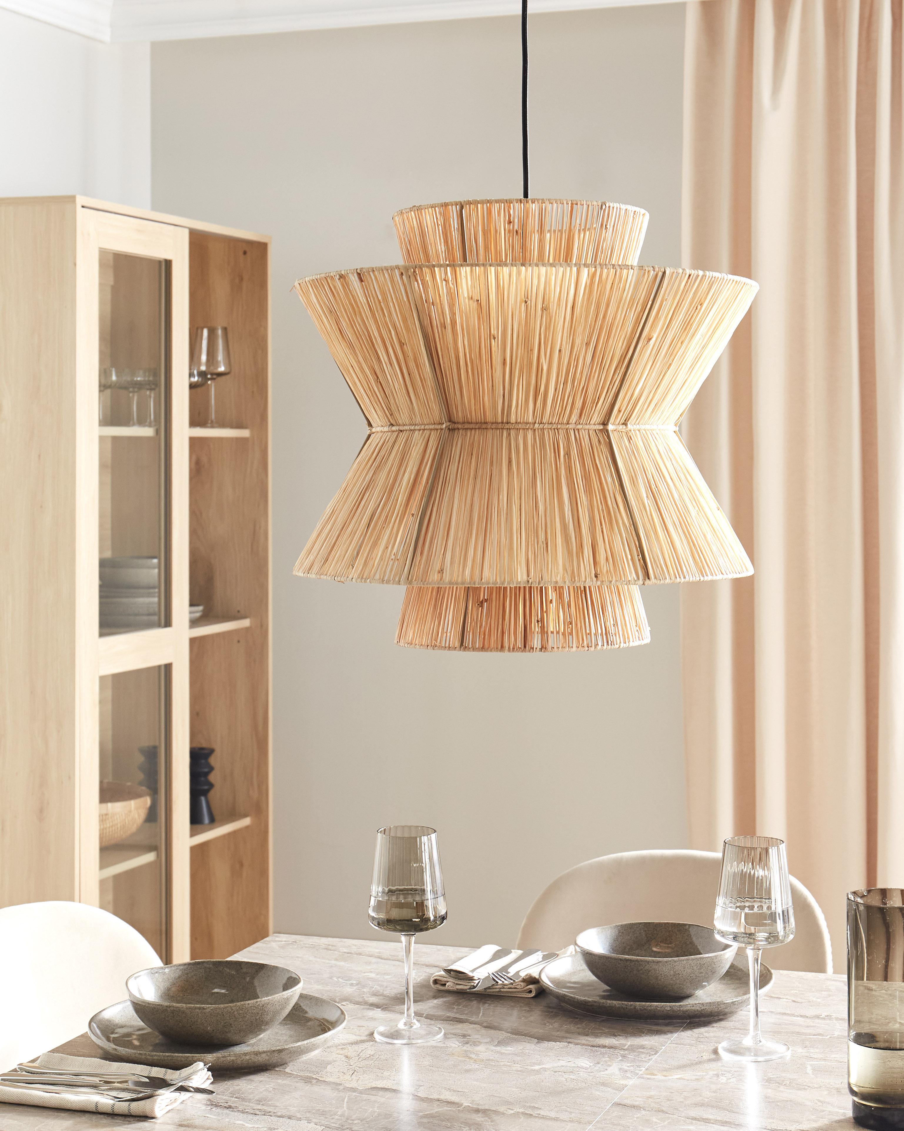 Hanglamp TELAMBA Wicker Natuurlijk