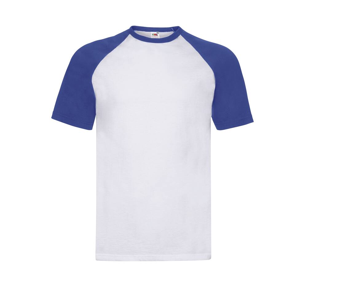 Fruit of the Loom SC237 - T-Shirt Baseball Classique en Coton Fruit of the Loom