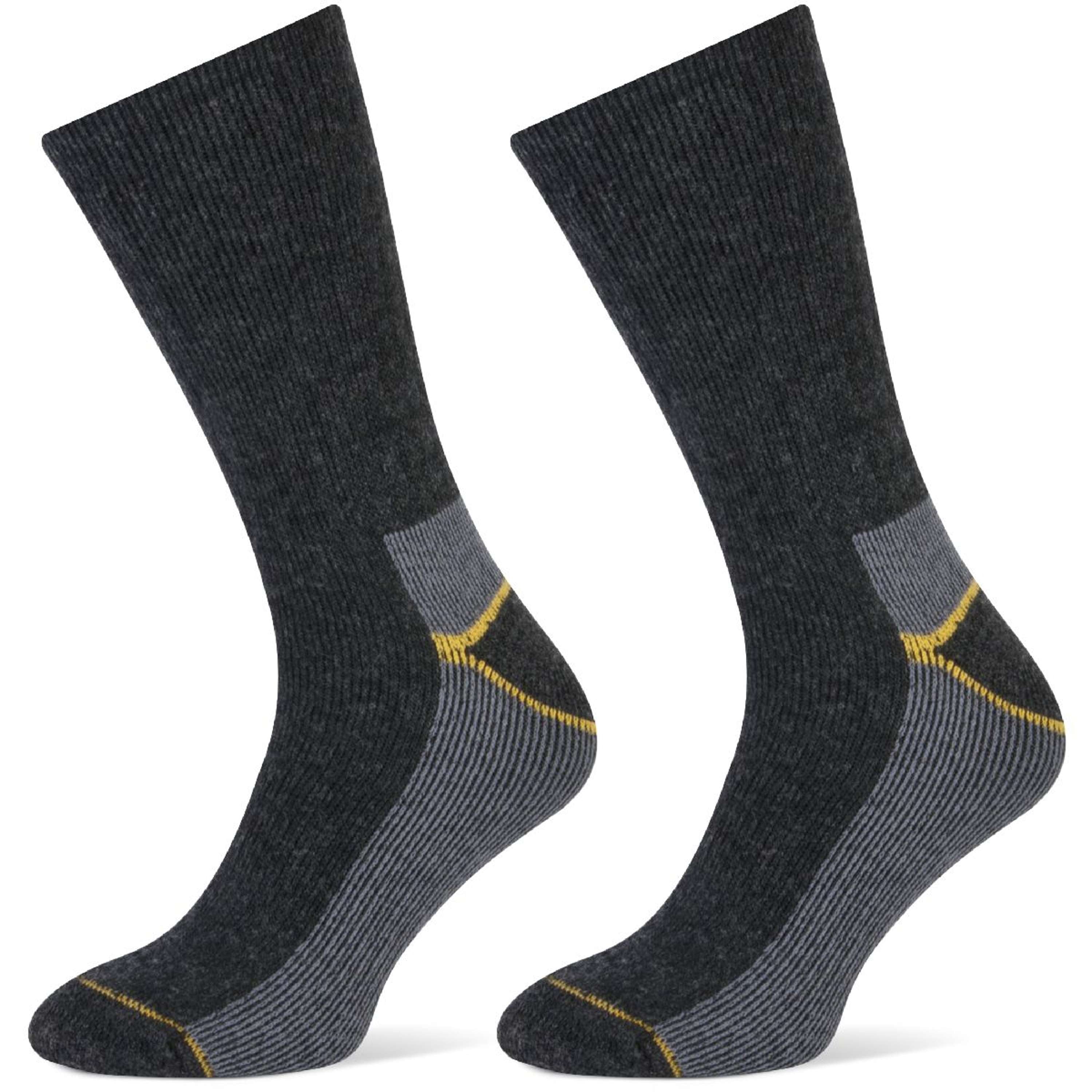 Stapp Yellow Sokken Thermo 2-Pack Grijs