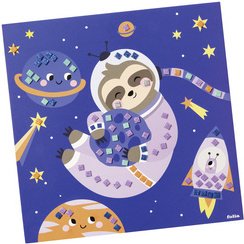 Mosaïque en caoutchouc mousse 'SPACE SLOTH' 301 pièces