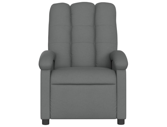 VIDAXL - Fauteuil Relaxation Fauteuil de massage inclinable - Gris foncé - 70x93x101cm