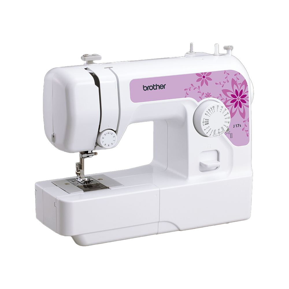 J17S Nähmaschine Mechanische Freiarm Nähmaschine für Einsteiger (J17SVM1) - Weiss / Lila