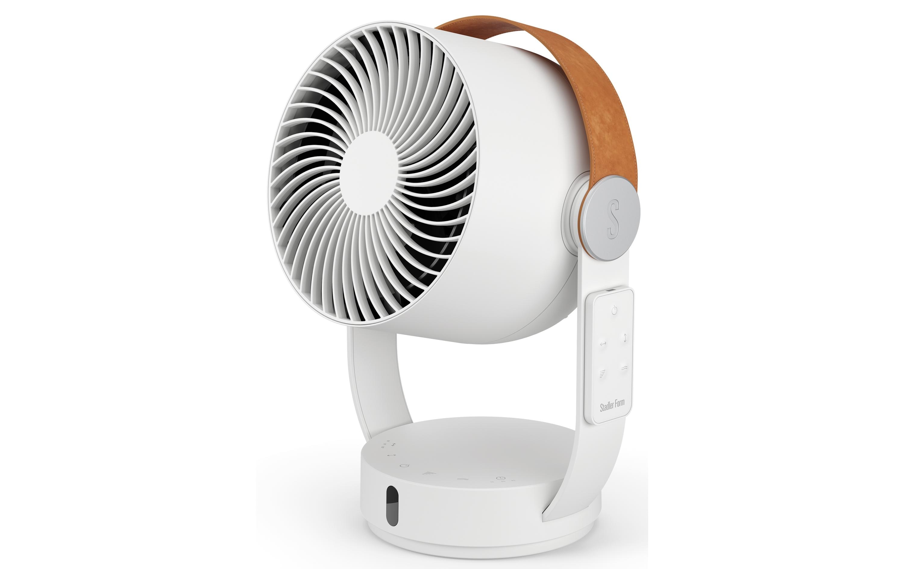 Tischventilator Leo Weiss<br>3D Tischventilator mit Fernbedienung