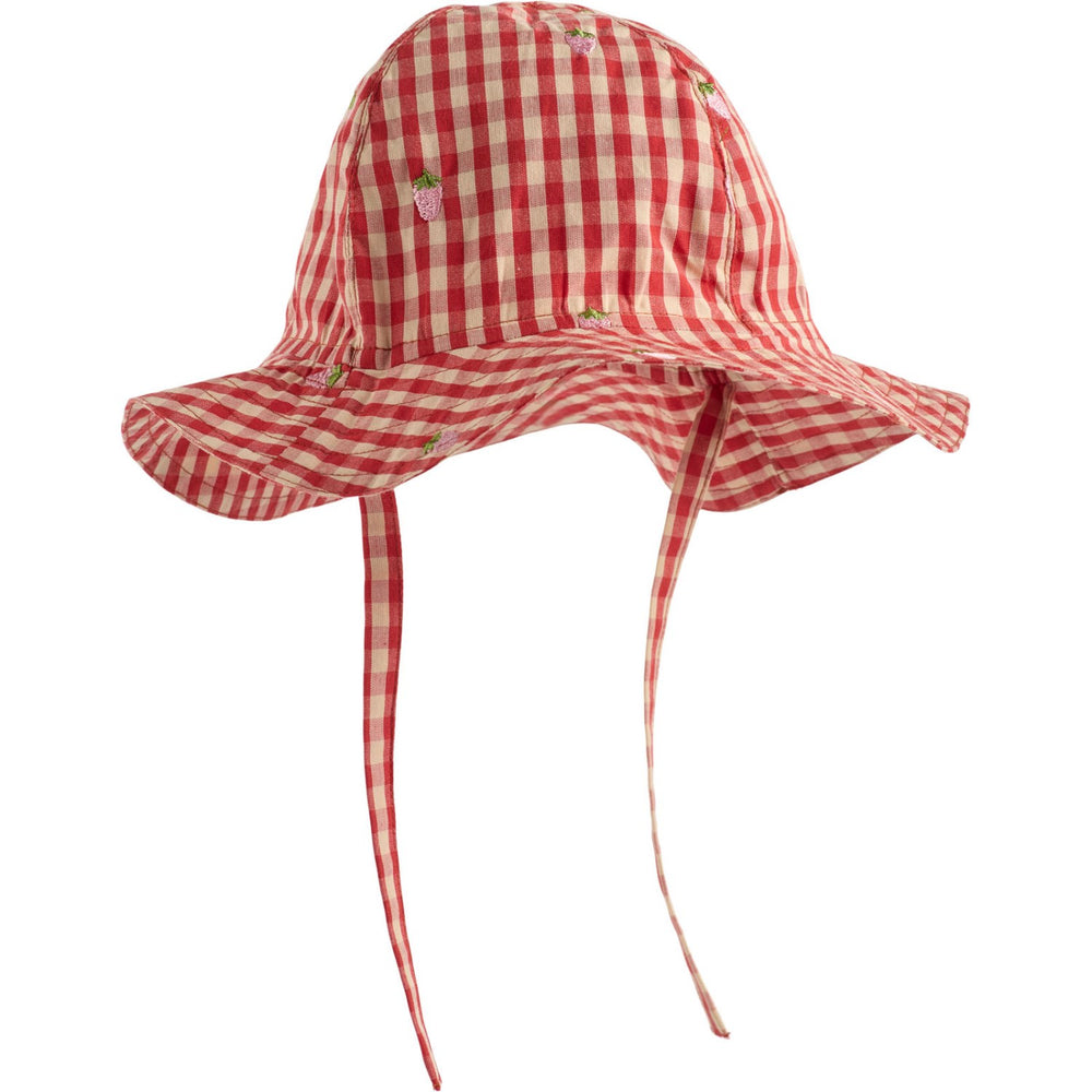 Køb Flöss Red-pink Berry Gingham Molly Pineberry Solhat