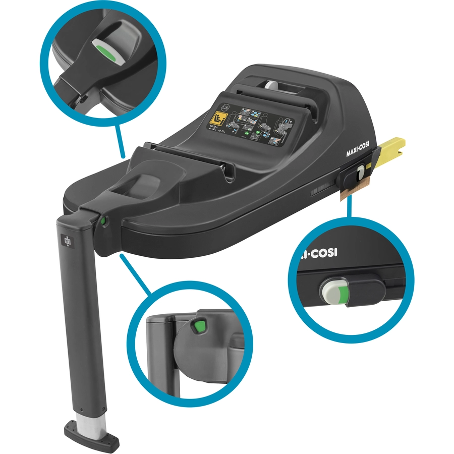 MAXI COSI Babyschale CabrioFix i-Size & CabrioFix i-Size Base black