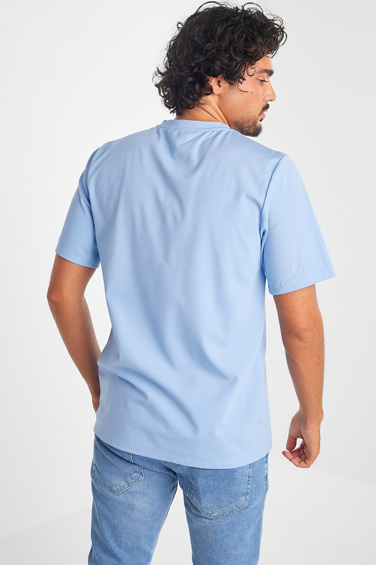 T-shirt bleu coeur brisé