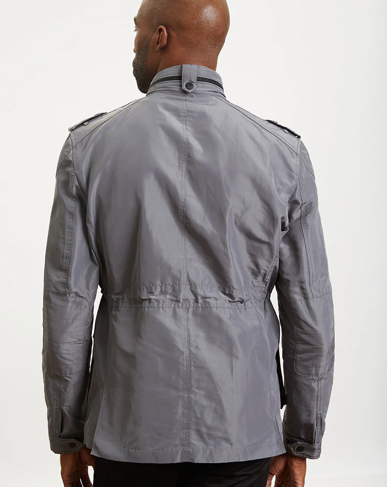 Parka quatre poches grise 