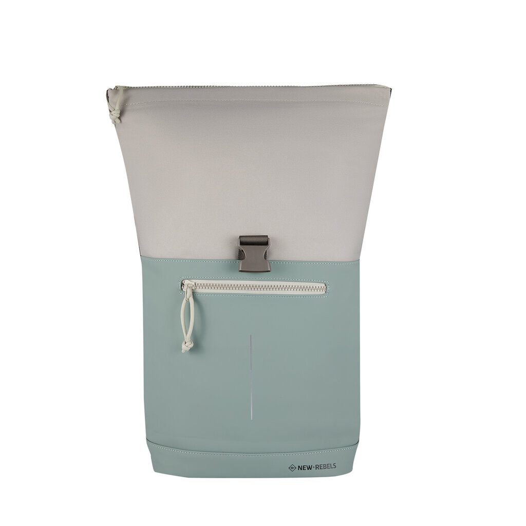 New Rebels Backham New York Rolltop Backpack Salie Green – Beige