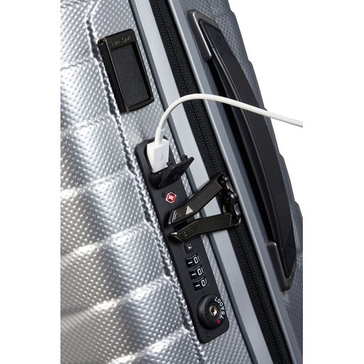 Samsonite Proxis Spinner 55 EXP Kuffert, Silver