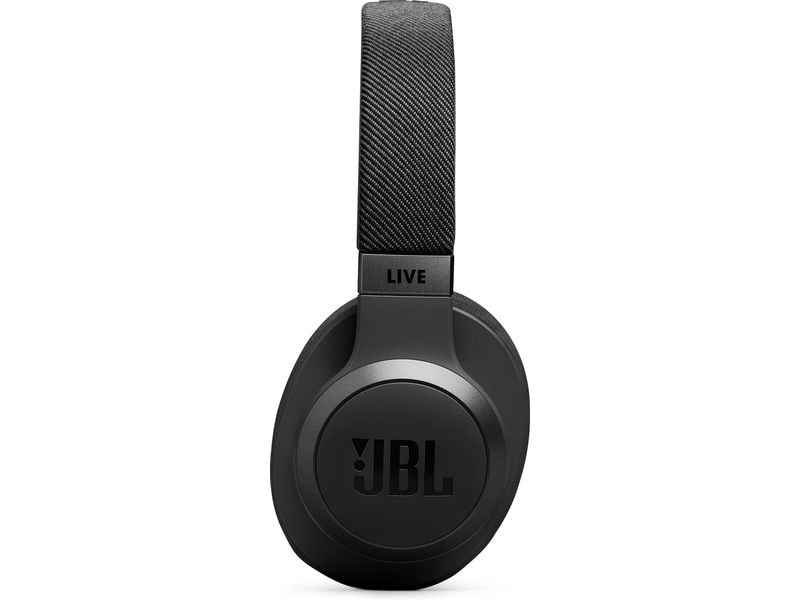 JBL Wireless Over-Ear-Kopfhörer Live 770NC Schwarz Kabelloser Over-Ear-Kopfhörer mit True Adaptive Noise Cancelling