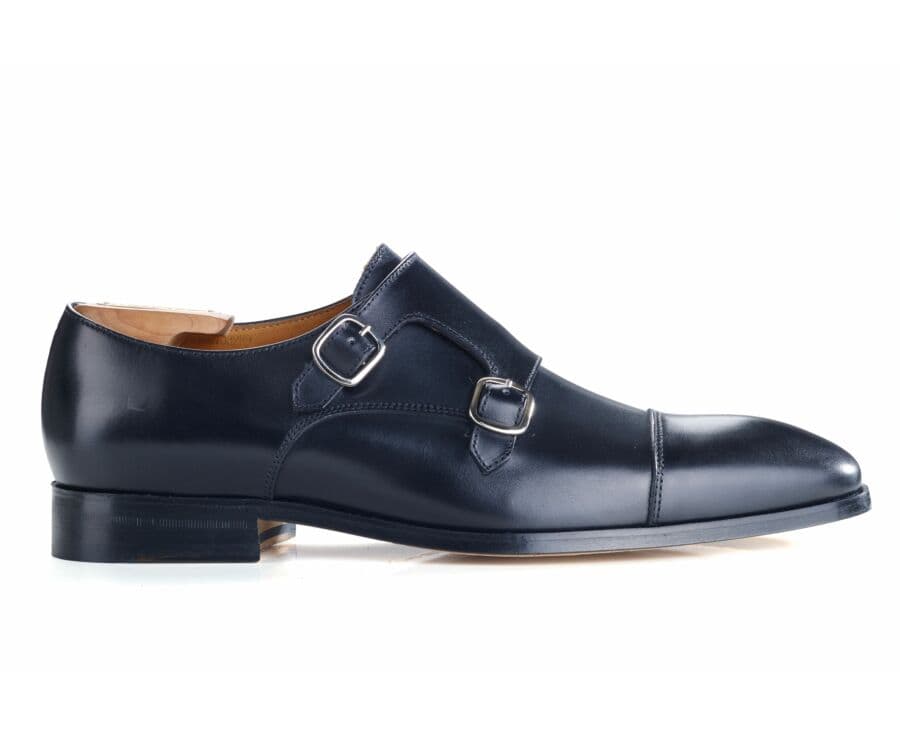 Chaussures homme double boucle Noir - CHEDDINGTON