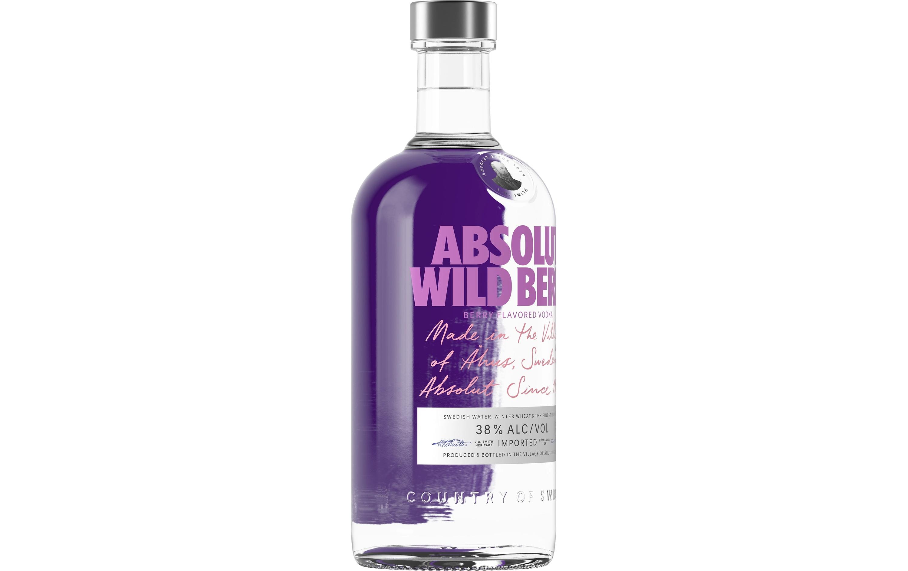 Vodka Wild Berri 0.7 lAromatisierte Spirituose auf Getreidebasis mit Beerenaroma
