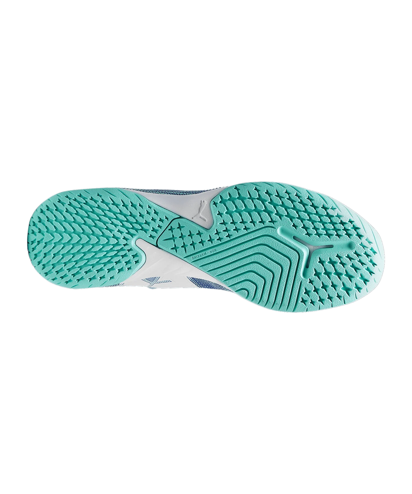 PUMA FUTURE 7 Match IT Halle Mid Formula Jr Kids Blau Weiss F01