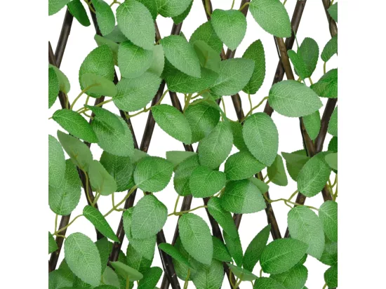 ?Treillis de lierre artificiel extensible 5 pcs vert 180x65 cm