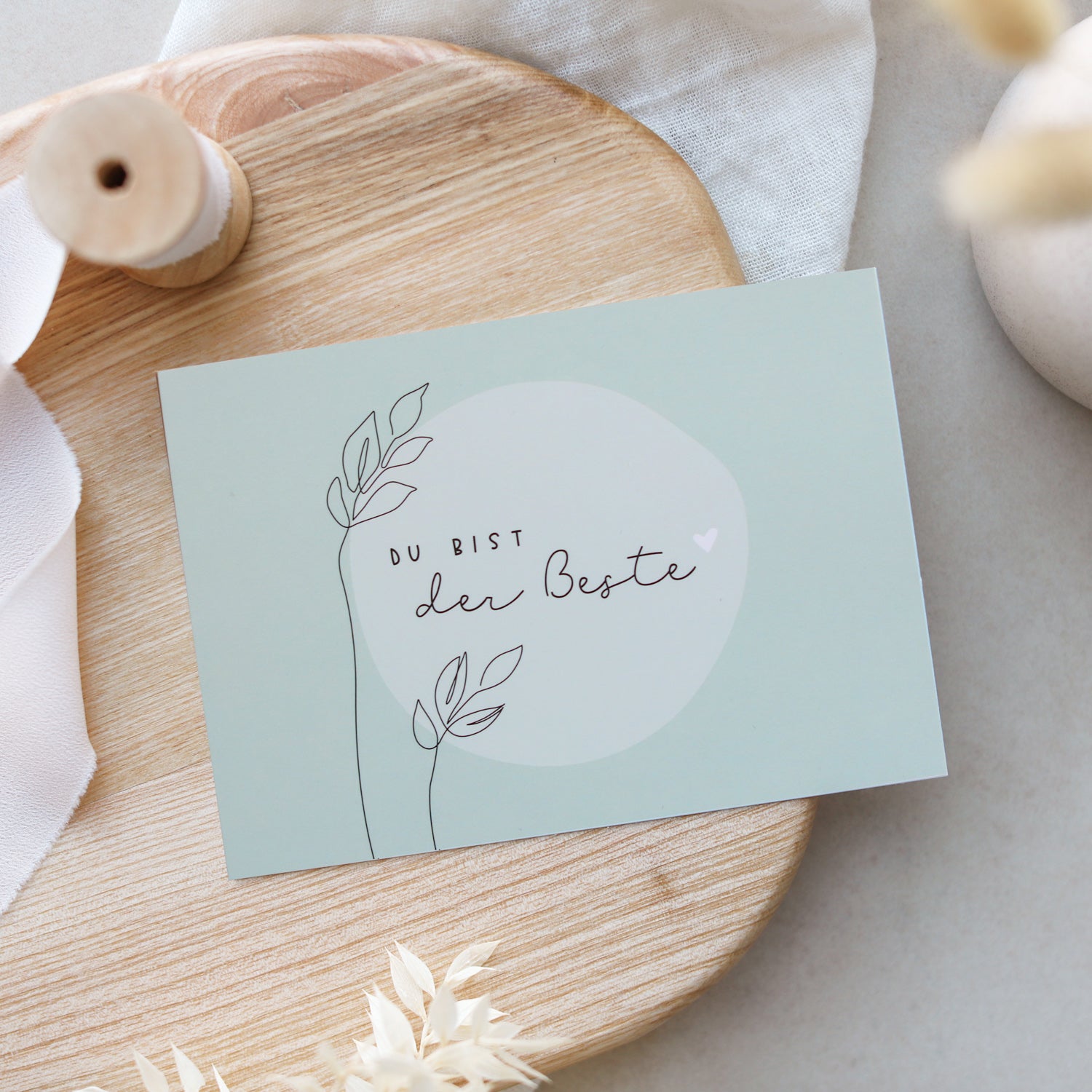 Postkarte „Du bist der Beste